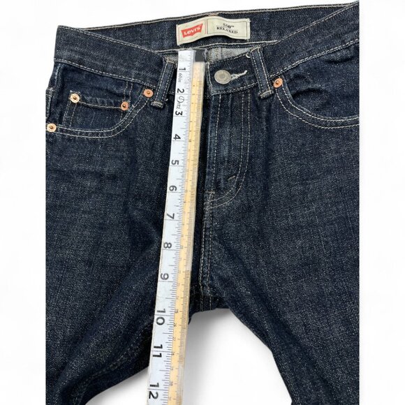 Levi’s 550 Relaxed Cotton Boys Denim Jeans 14 Slim W 25 x L 27 Dark Blue - Picture 8 of 10